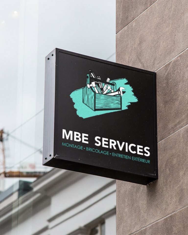 Identité de marque - MBE Services  Réalisation du logo et de la charte graphique